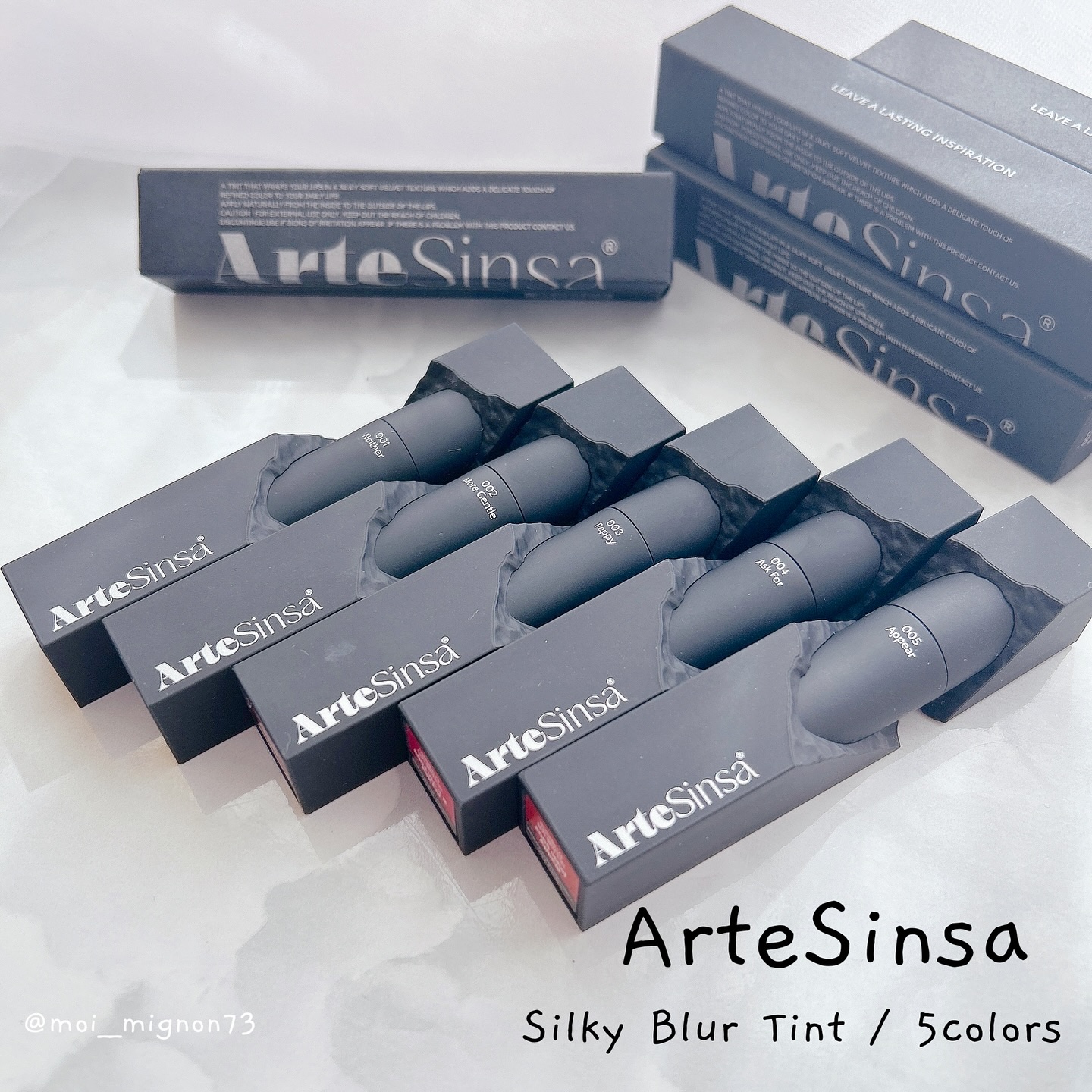 シルキーブラーティント/ArteSinsa/口紅を使ったクチコミ（1枚目）