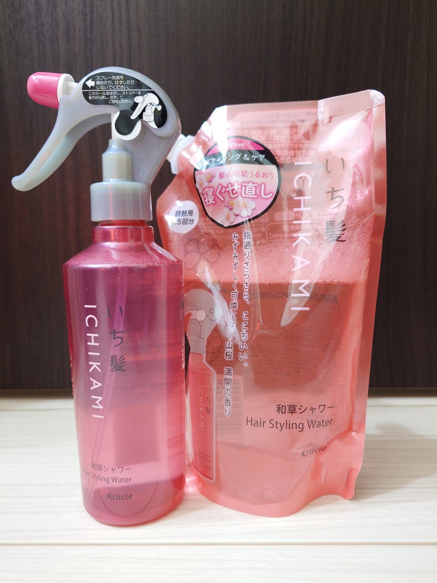 髪&地肌うるおう寝ぐせ直し和草シャワー/いち髪/ヘアミストを使ったクチコミ(1枚目)