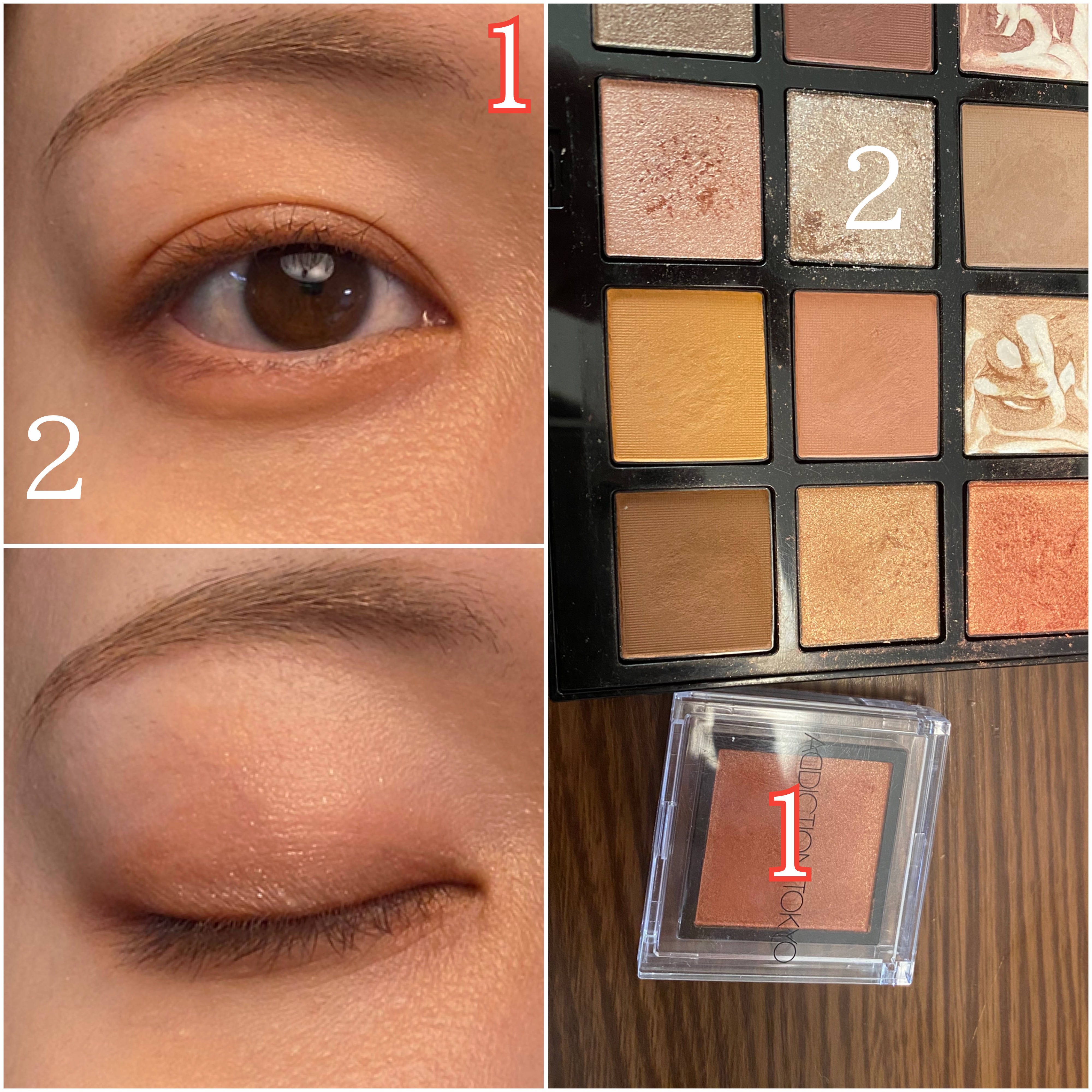 アディクション 15th アニバーサリー アイシャドウパレット “ロック ザ ベスト モーメンツ”/ADDICTION/パウダーアイシャドウを使ったクチコミ（2枚目）