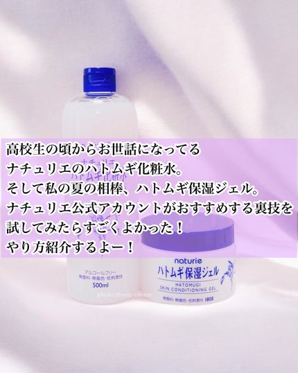 ハトムギ化粧水(ナチュリエ スキンコンディショナー R )/ナチュリエ/化粧水を使ったクチコミ(2枚目)