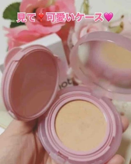マイクログラッシーフィットクッション micro glassyfit cushion/moonshot/クッションファンデーションを使ったクチコミ(2枚目)