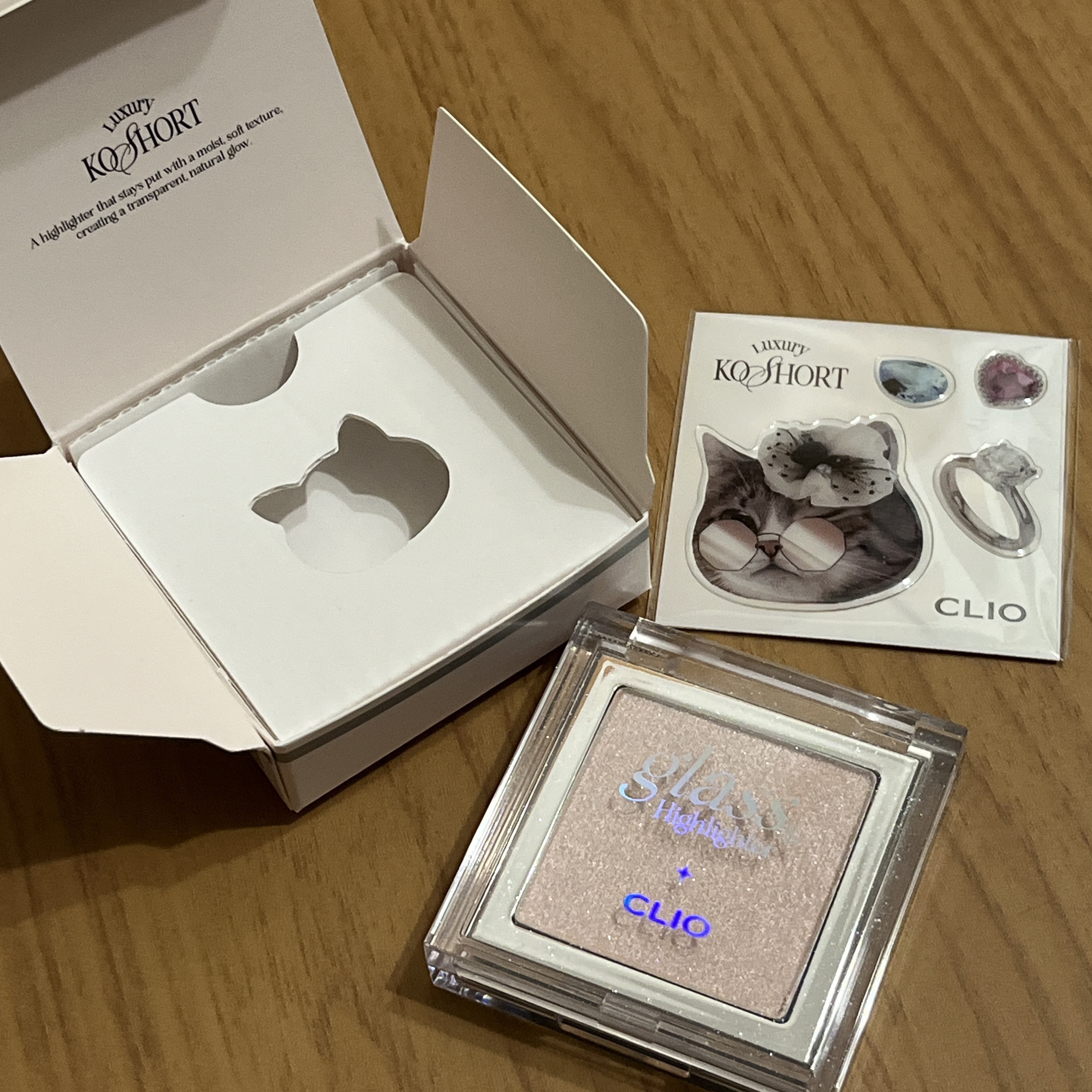 グラス アンド ハイライター 01 MOON GLOW/CLIO/ハイライト・シェーディングを使ったクチコミ（1枚目）