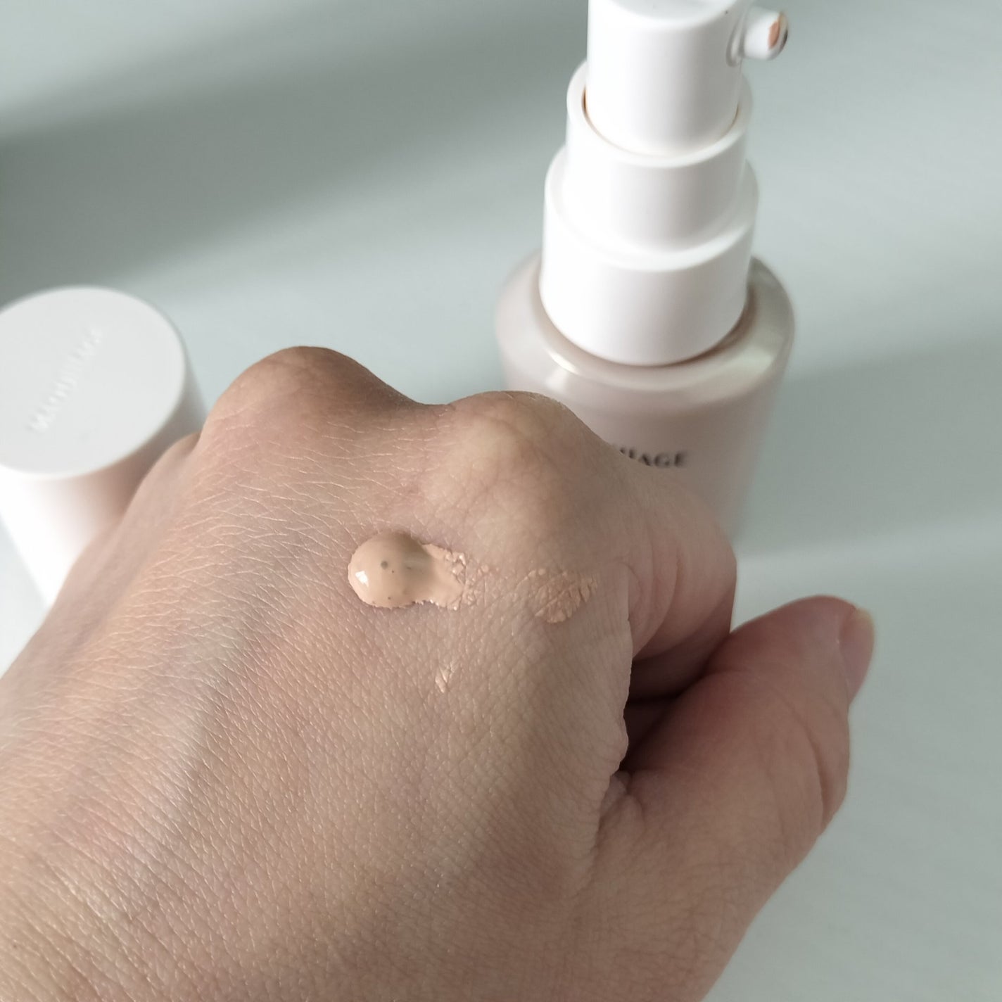 エッセンスリキッド EX/マキアージュ/リキッドファンデーションを使ったクチコミ(2枚目)