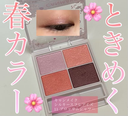 シルキースフレアイズ/キャンメイク/アイシャドウパレットを使ったクチコミ(1枚目)