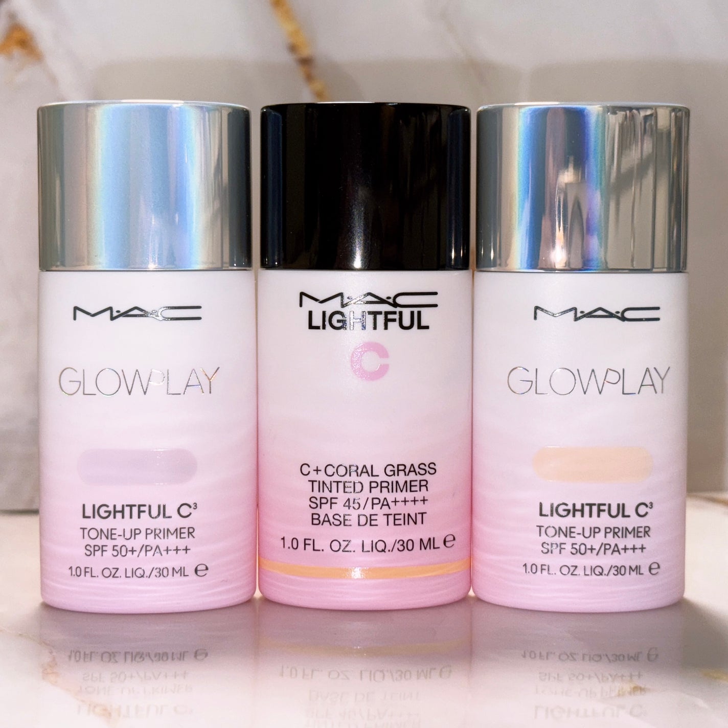 グロー プレイ ライトフル C3 トーン アップ プライマー SPF 50+/M・A・C/化粧下地を使ったクチコミ(8枚目)