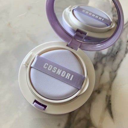 パンテノールバリアクッション/COSNORI/クッションファンデーションを使ったクチコミ(4枚目)