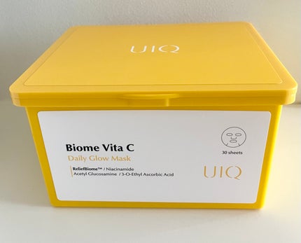 バイオームビタCグローデイリーシートマスク/UIQ/シートマスク・パックを使ったクチコミ(1枚目)