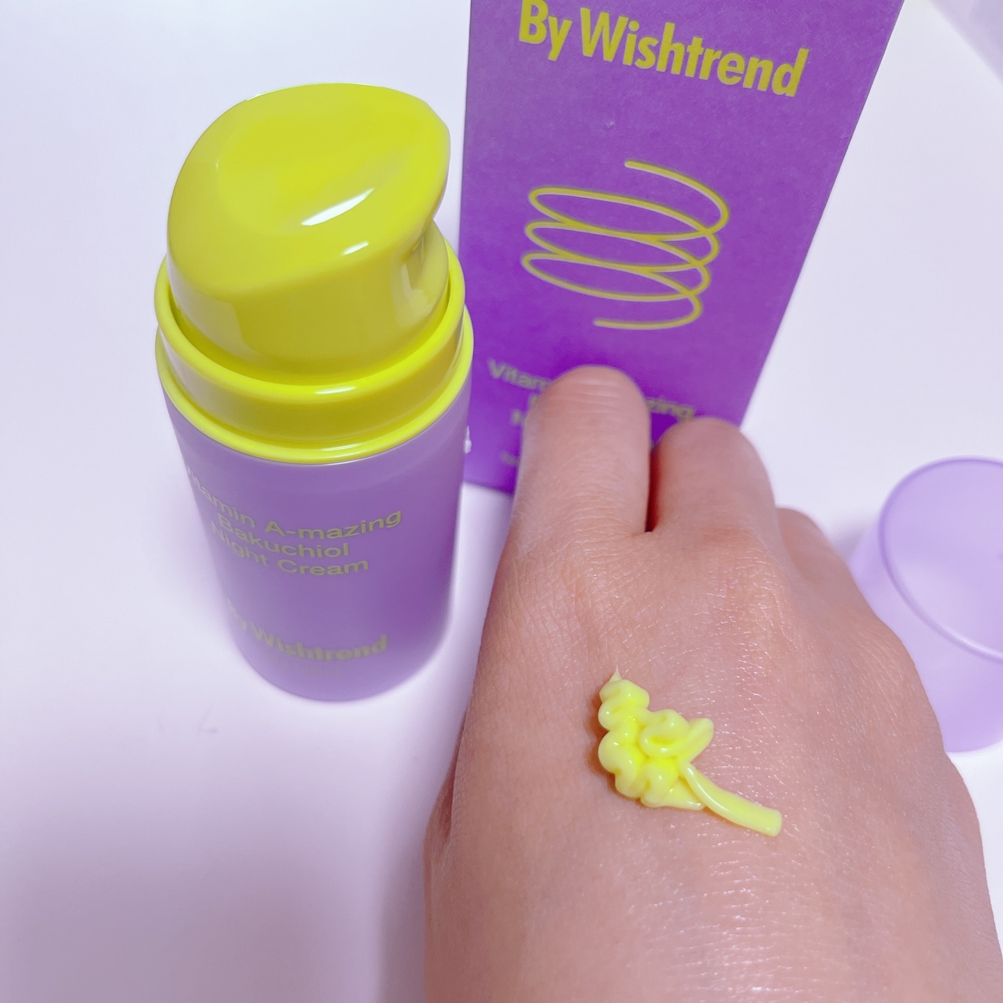 ビタミンA-mazingバクチオールナイトクリーム/By Wishtrend/フェイスクリームを使ったクチコミ（3枚目）