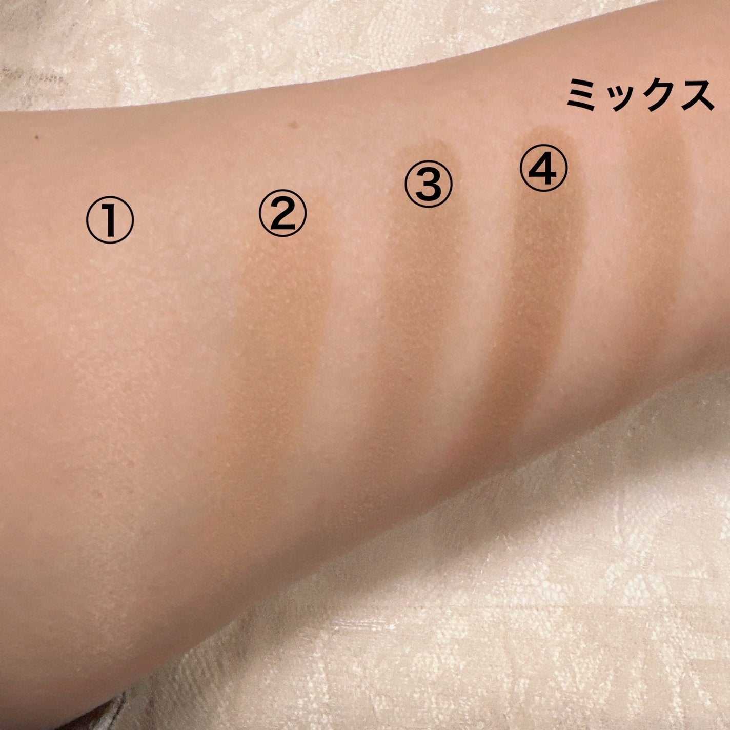 ミックスカラーチークN/CEZANNE/パウダーチークを使ったクチコミ(3枚目)