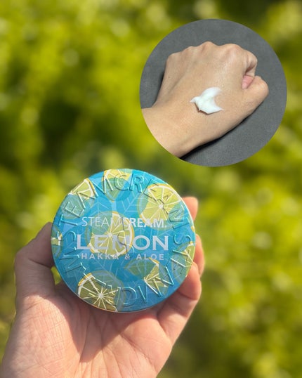 スチームクリーム ハッカ&アロエ レモン/STEAMCREAM/ボディクリームを使ったクチコミ(4枚目)