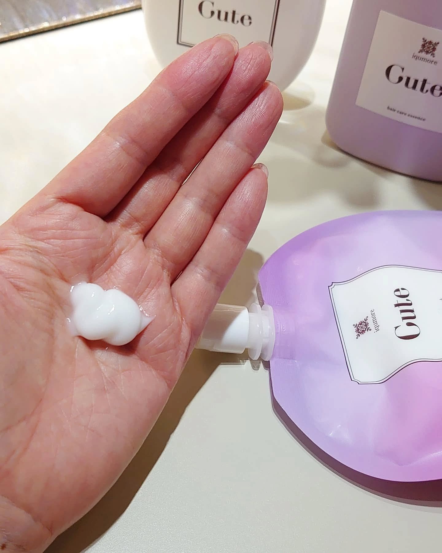 キュートヘアケアエッセンス/iqumore/頭皮ローションを使ったクチコミ（3枚目）