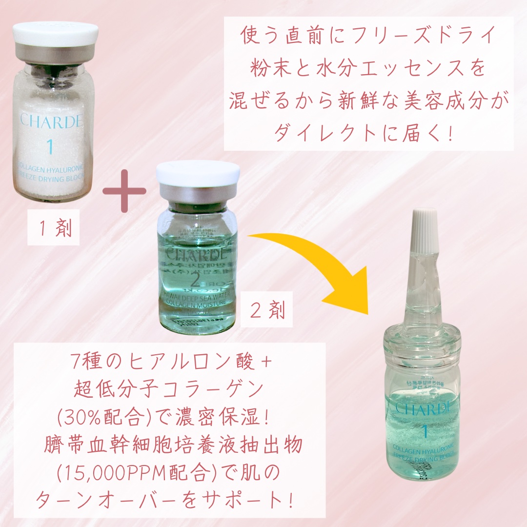 クラウドアンプル 1week キット/CHARDE/美容液を使ったクチコミ（3枚目）