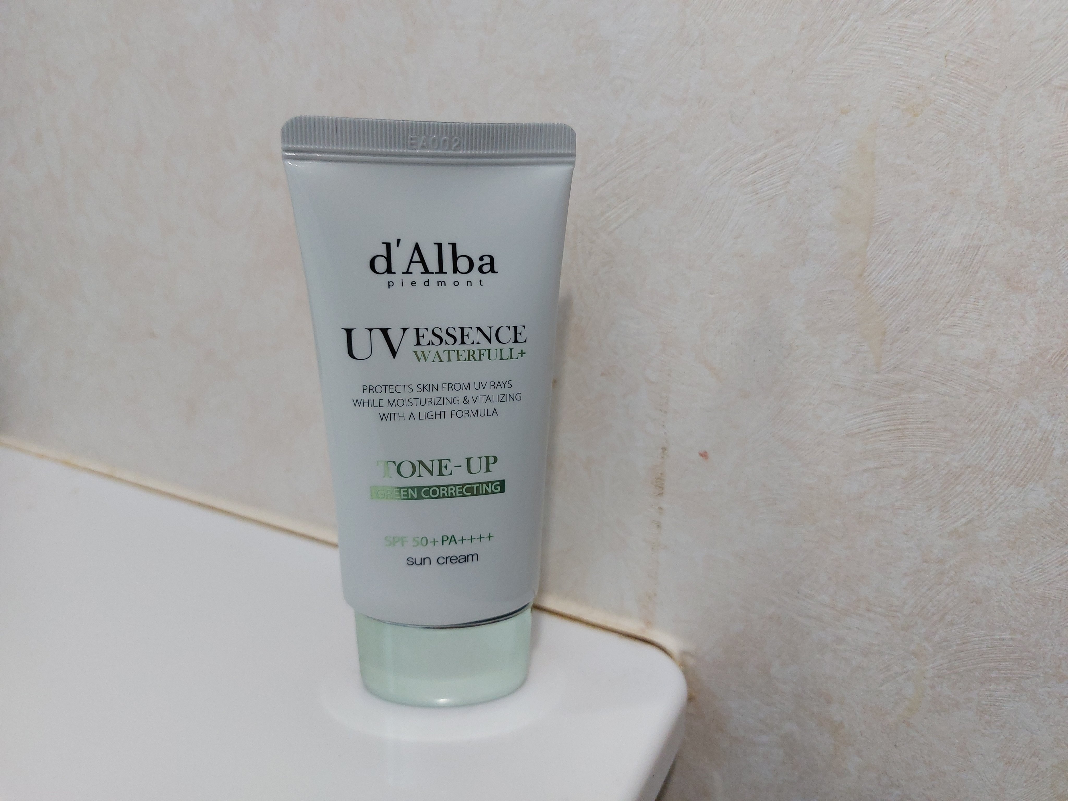 クリーンティーツリーリポソームトーンアップサンクリーム（グリーン）/ダルバ/日焼け止めクリームを使ったクチコミ（1枚目）