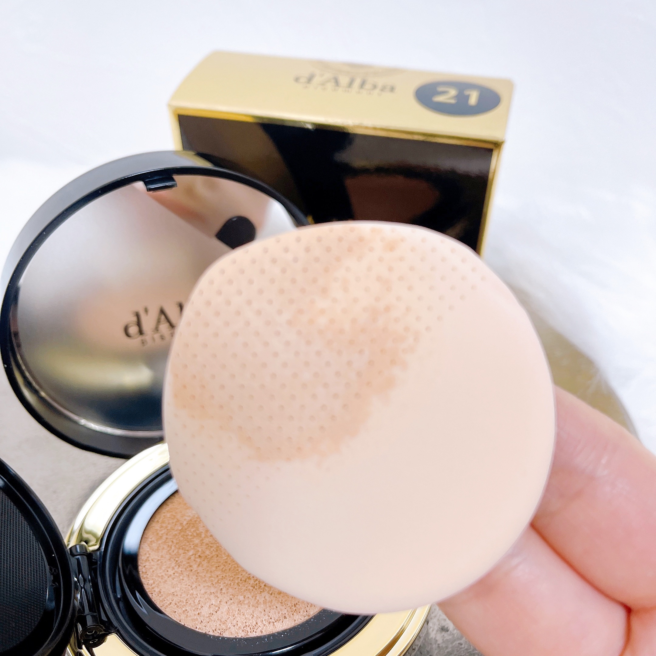 グロウフィットセラムカバークッション/ダルバ/クッションファンデーションを使ったクチコミ（2枚目）