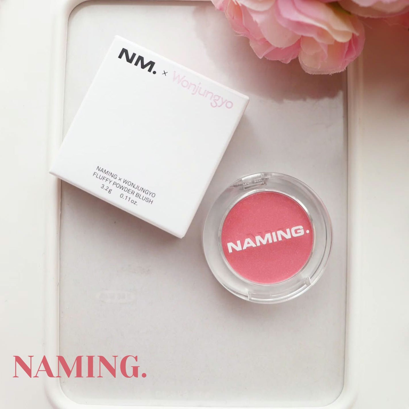 ネーミング フラッフィーパウダーブラッシュ/NAMING./パウダーチークを使ったクチコミ(1枚目)