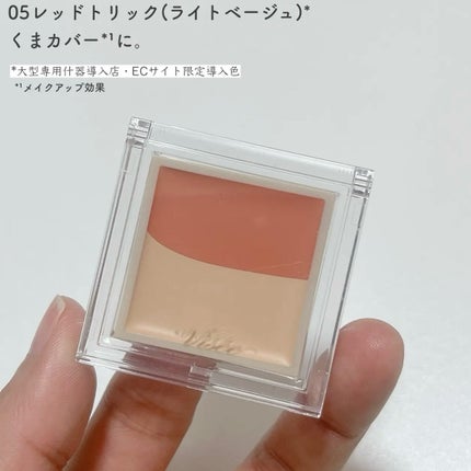 カラーデュオ トリック コンシーラー/Visée/パレットコンシーラーを使ったクチコミ(3枚目)