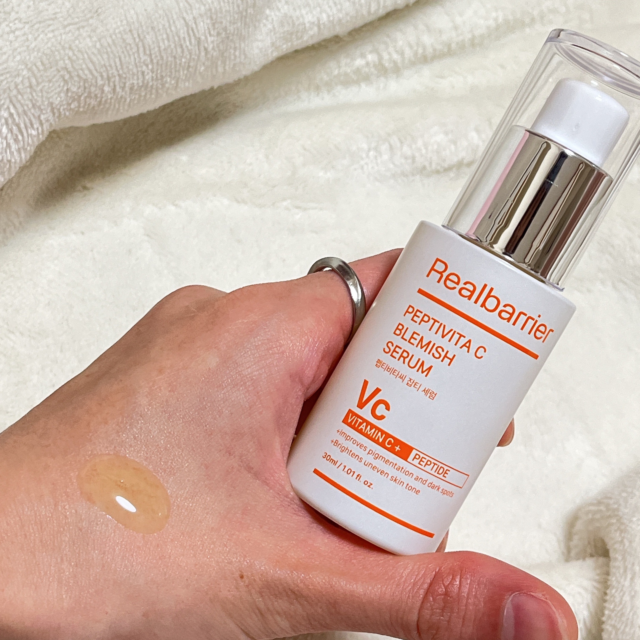 ペプチビタC ブレミッシュセラム/Real Barrier/美容液を使ったクチコミ（1枚目）