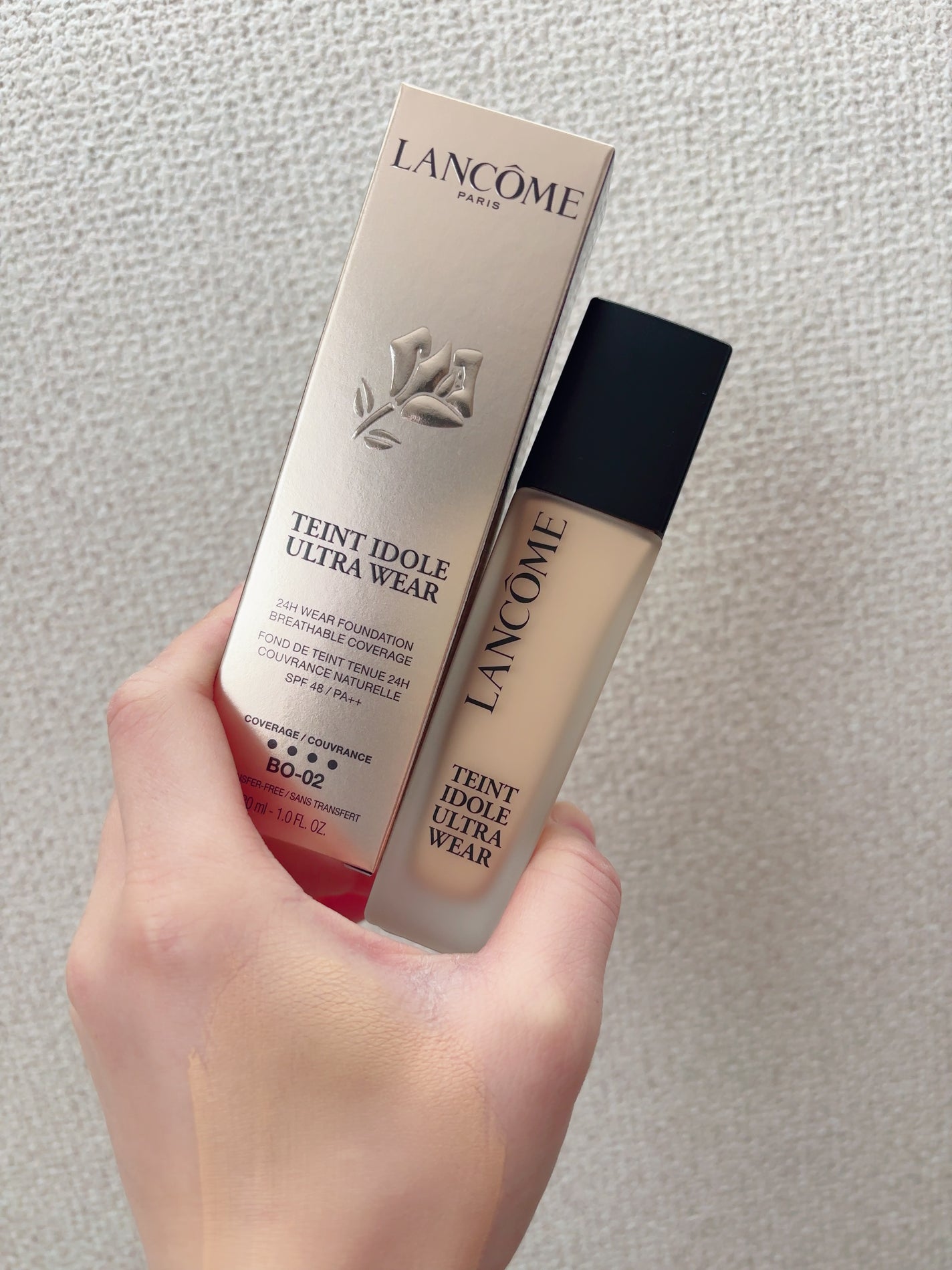 タンイドル ウルトラ ウェア リキッド N/LANCOME/リキッドファンデーションを使ったクチコミ(1枚目)