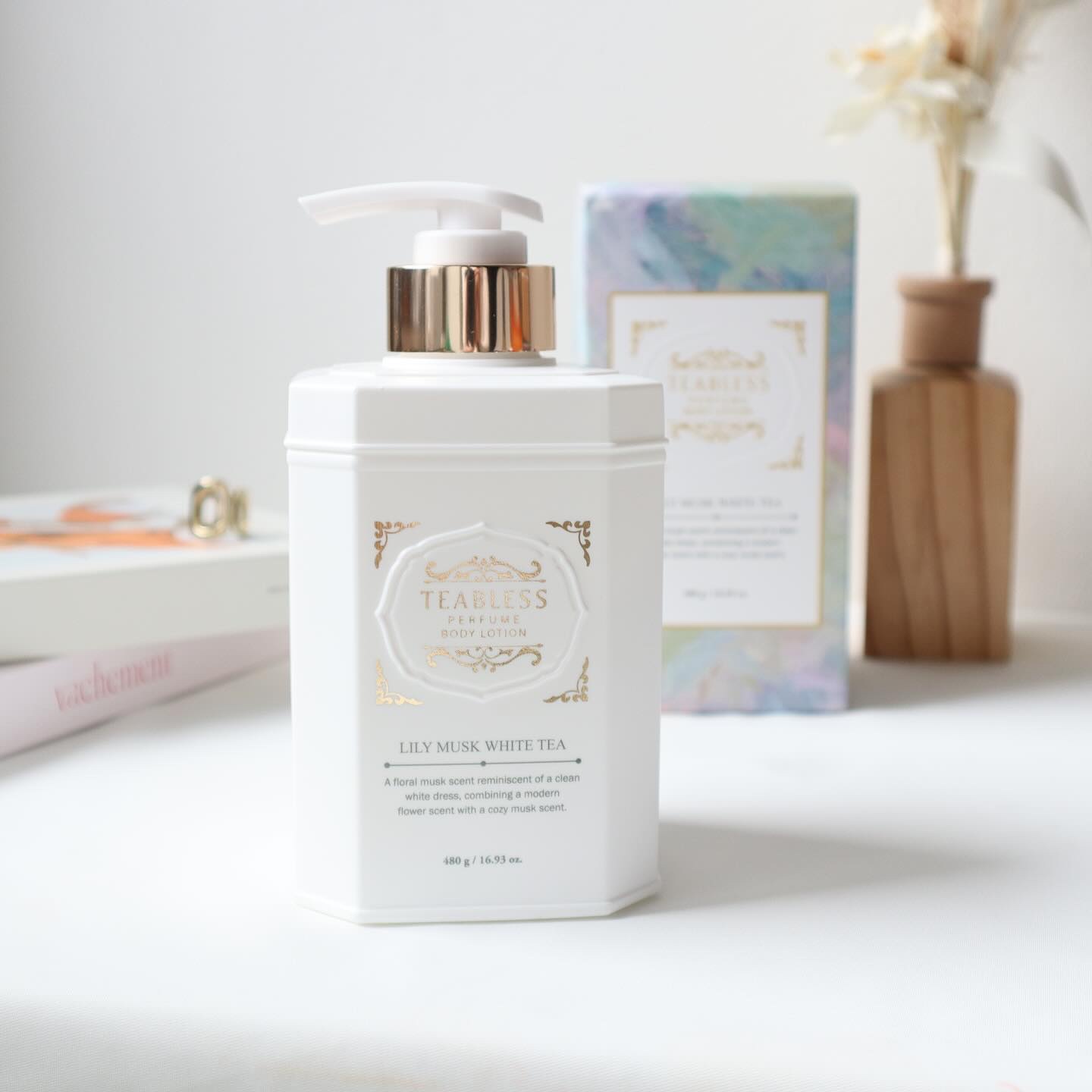 パフュームボディローション リリィムスクホワイトティー/TEABLESS/ボディローションを使ったクチコミ（1枚目）