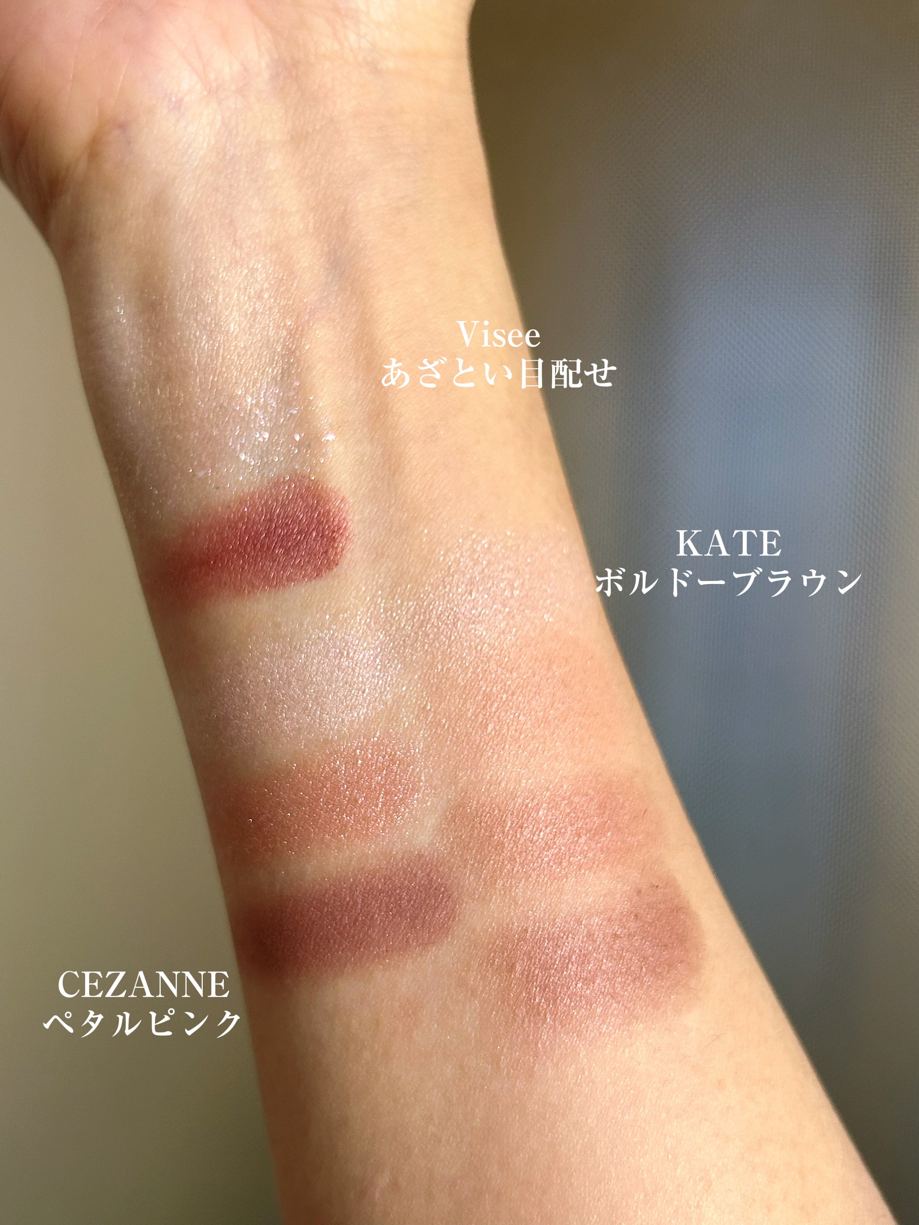 キラー アイ トリオ/Visée/アイシャドウパレットを使ったクチコミ（2枚目）