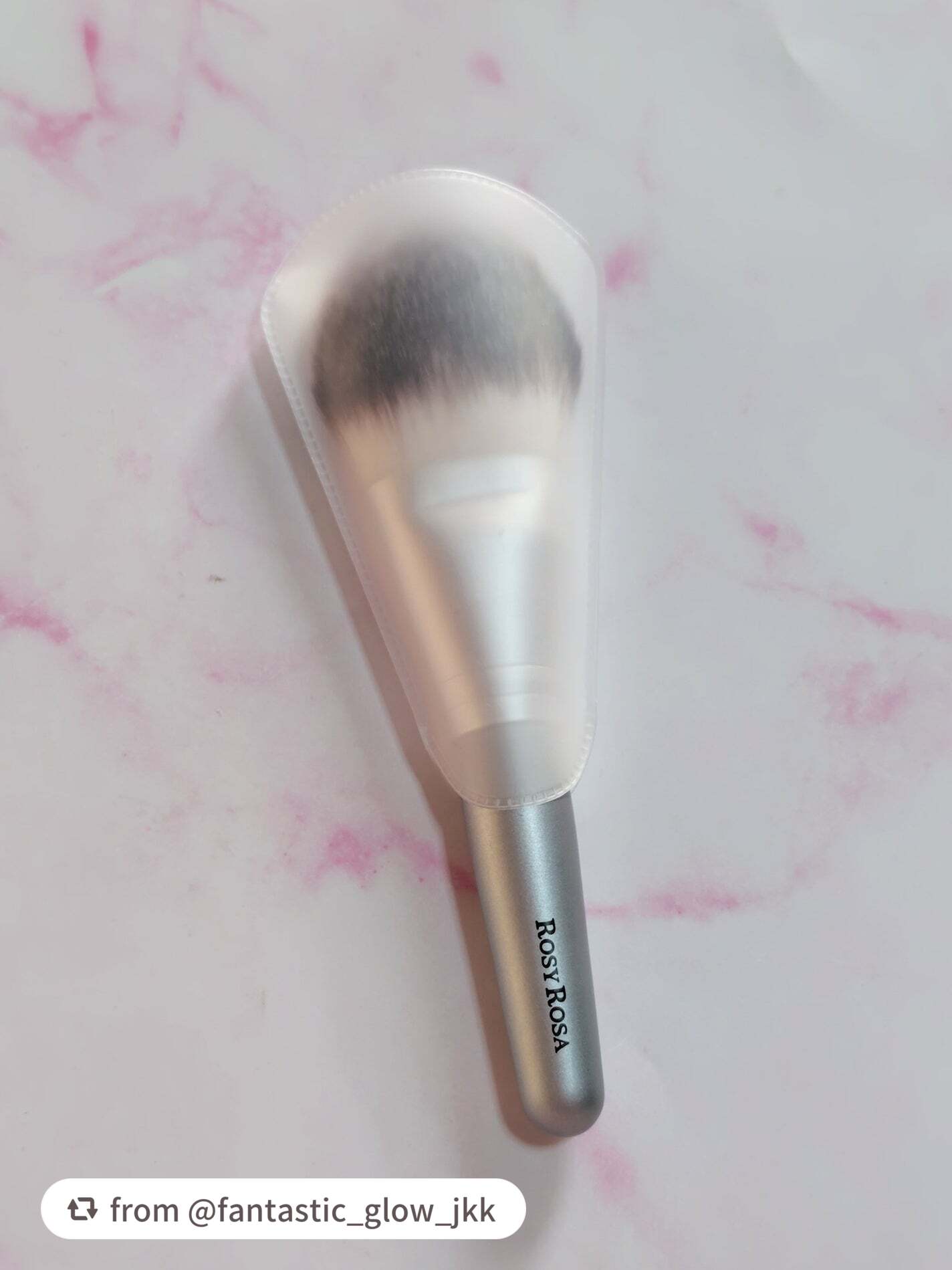 パウダーファンブラシ/ロージーローザ/メイクブラシを使ったクチコミ(3枚目)