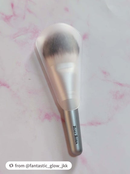 パウダーファンブラシ/ロージーローザ/メイクブラシを使ったクチコミ(3枚目)