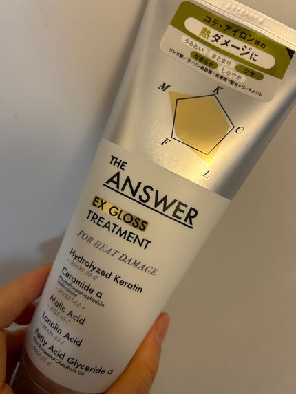 THE ANSWER EXグロストリートメント FOR HEAD DAMAGE/THE ANSWER/洗い流すヘアトリートメントを使ったクチコミ(1枚目)