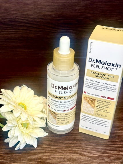 白米ピールショットゴマージュアンプル/Dr.Melaxin/美容液を使ったクチコミ(2枚目)