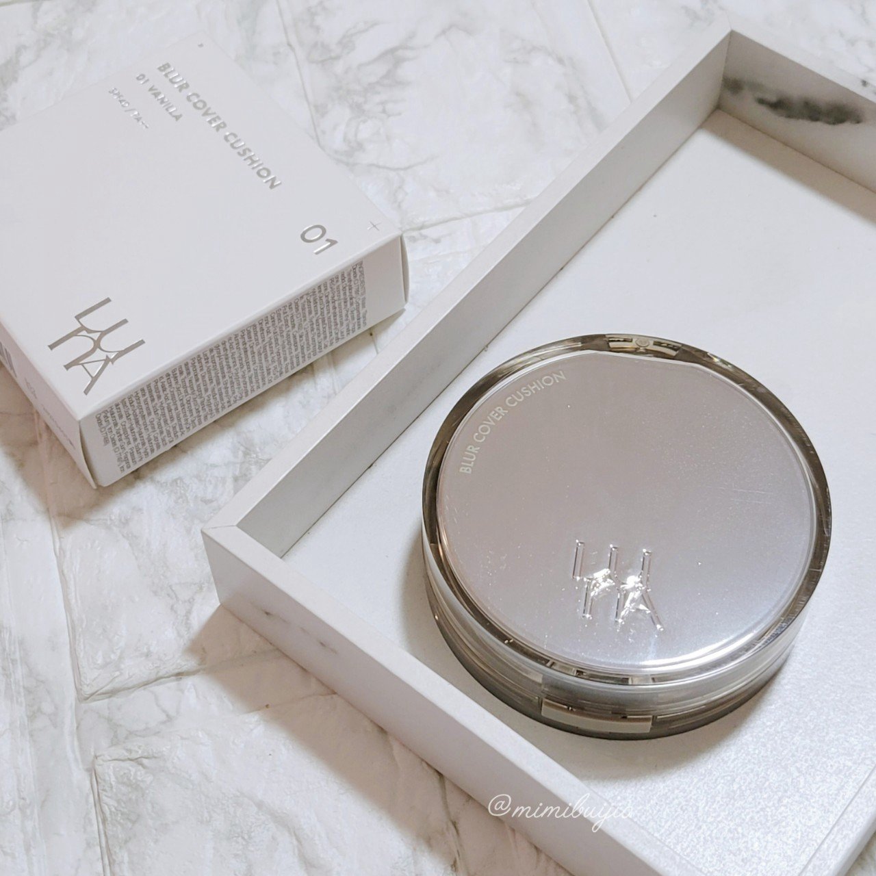 ブラーカバークッション/LUNA/クッションファンデーションを使ったクチコミ（1枚目）