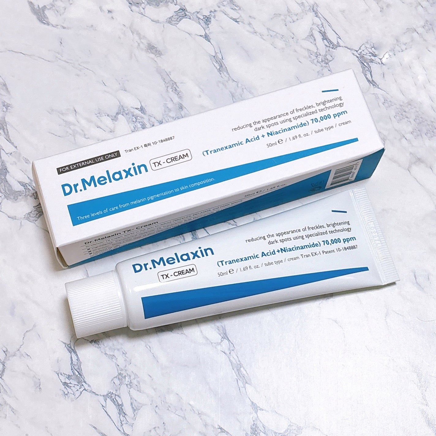 TXアンプルRX+TXクリーム/Dr.Melaxin/スキンケアキットを使ったクチコミ(3枚目)