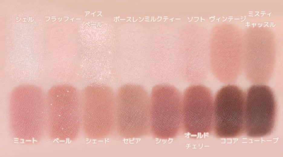 ソフトブラーリングアイパレット/wakemake/アイシャドウパレットを使ったクチコミ(3枚目)