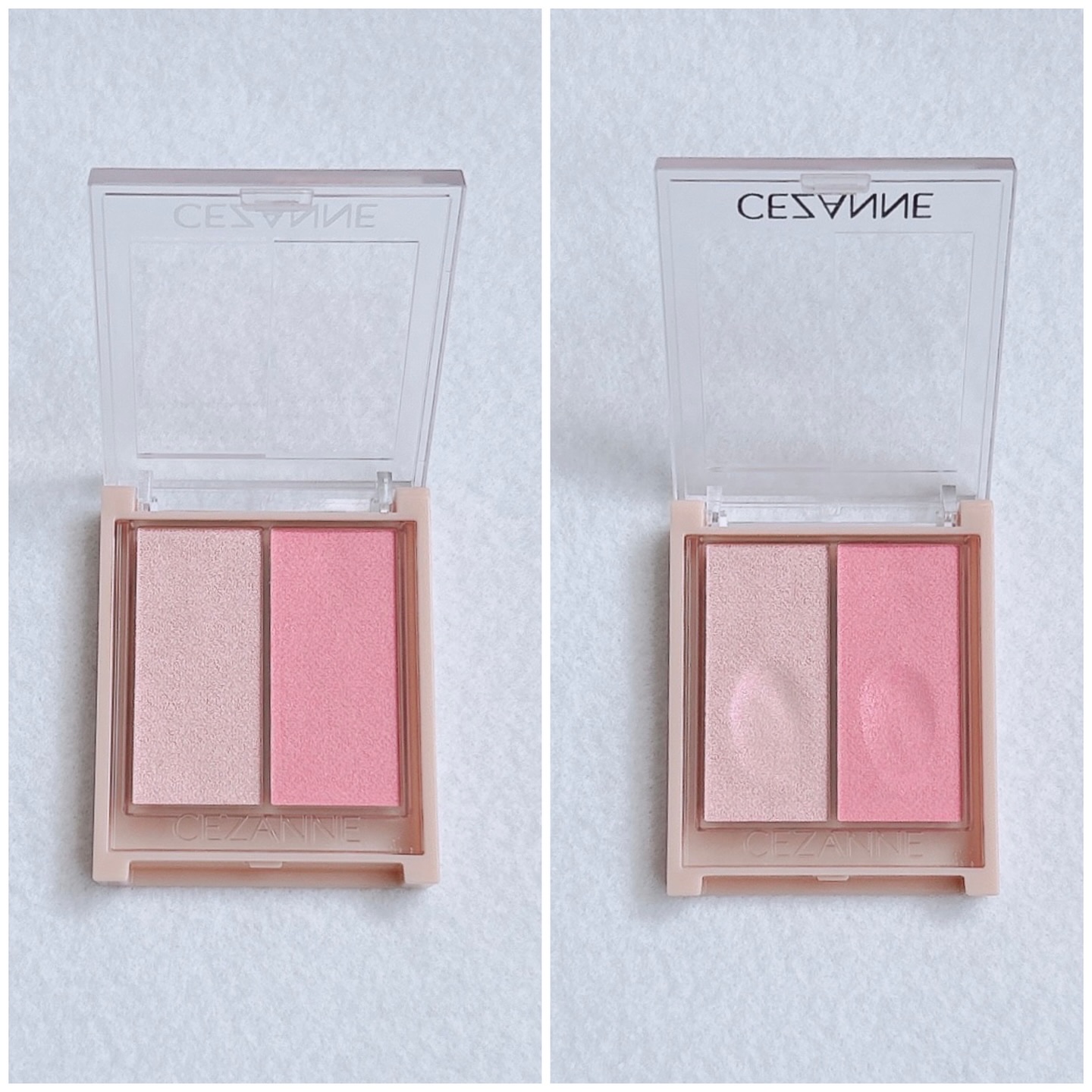 フェイスグロウカラー/CEZANNE/クリームハイライトを使ったクチコミ（3枚目）