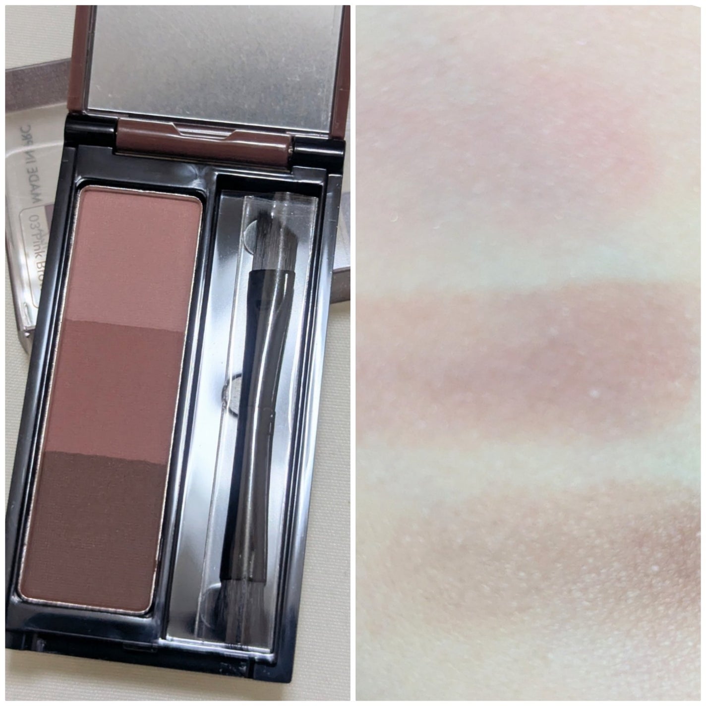 3色アイブロウパウダー/iromikke/パウダーアイブロウを使ったクチコミ(2枚目)