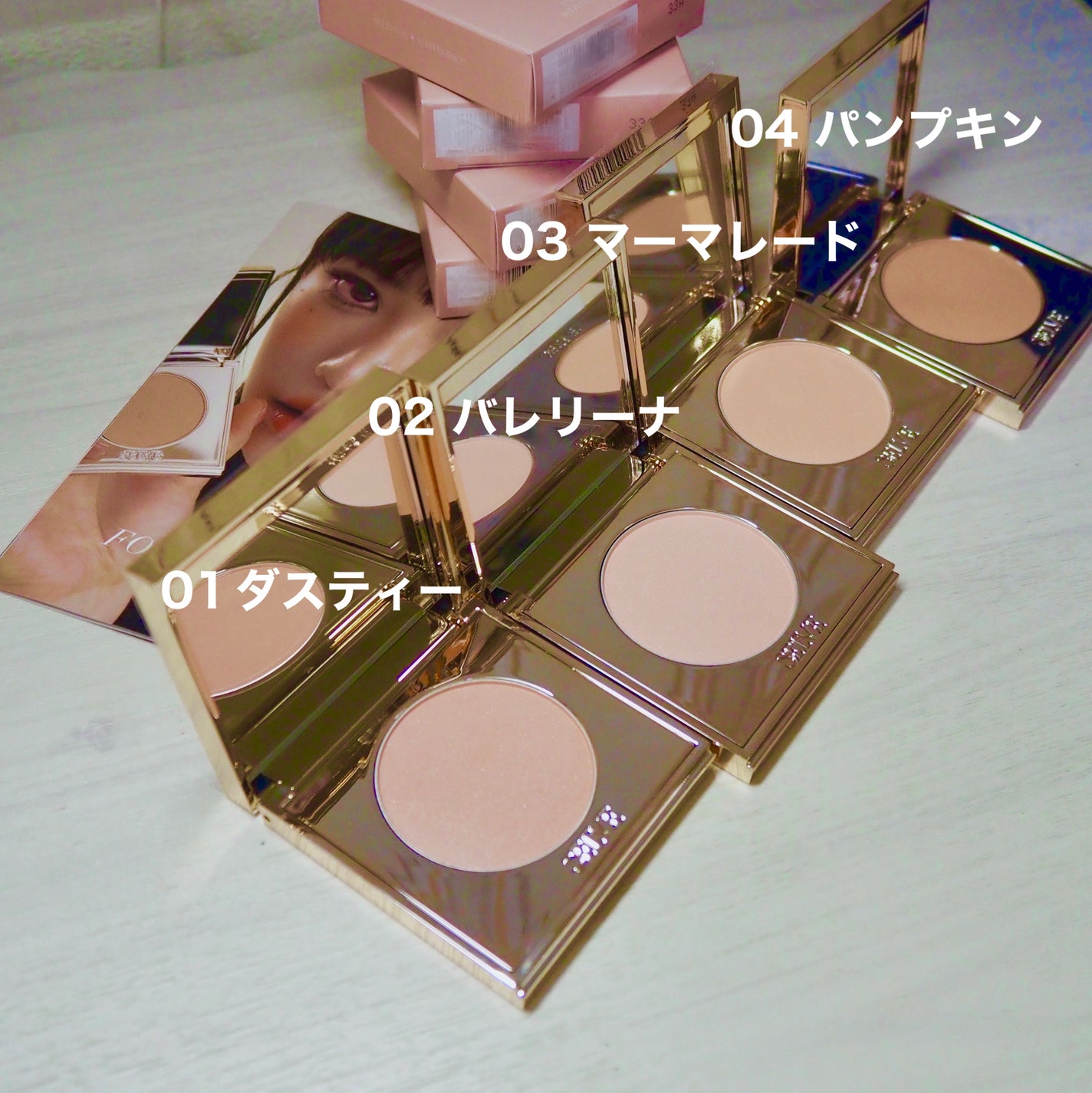 フォギーヴェールブラッシャー/SELVE/パウダーチークを使ったクチコミ(2枚目)