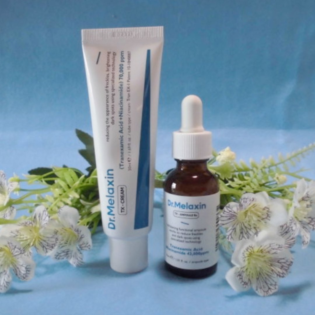 TXアンプルRX＋TXクリーム/Dr.Melaxin/スキンケアキットを使ったクチコミ（1枚目）