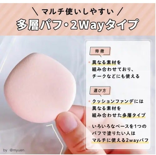 【メイクスポンジの使い方】メイク中やその他の使い方もご紹介!洗い方や保管方法もお届けの画像