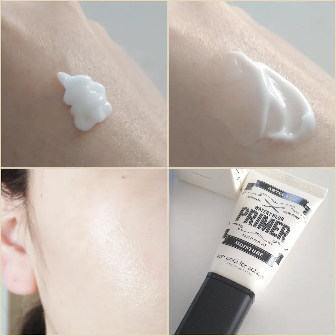 しっとり&なめらかウォータリーブラープライマー/too cool for school/化粧下地を使ったクチコミ(4枚目)
