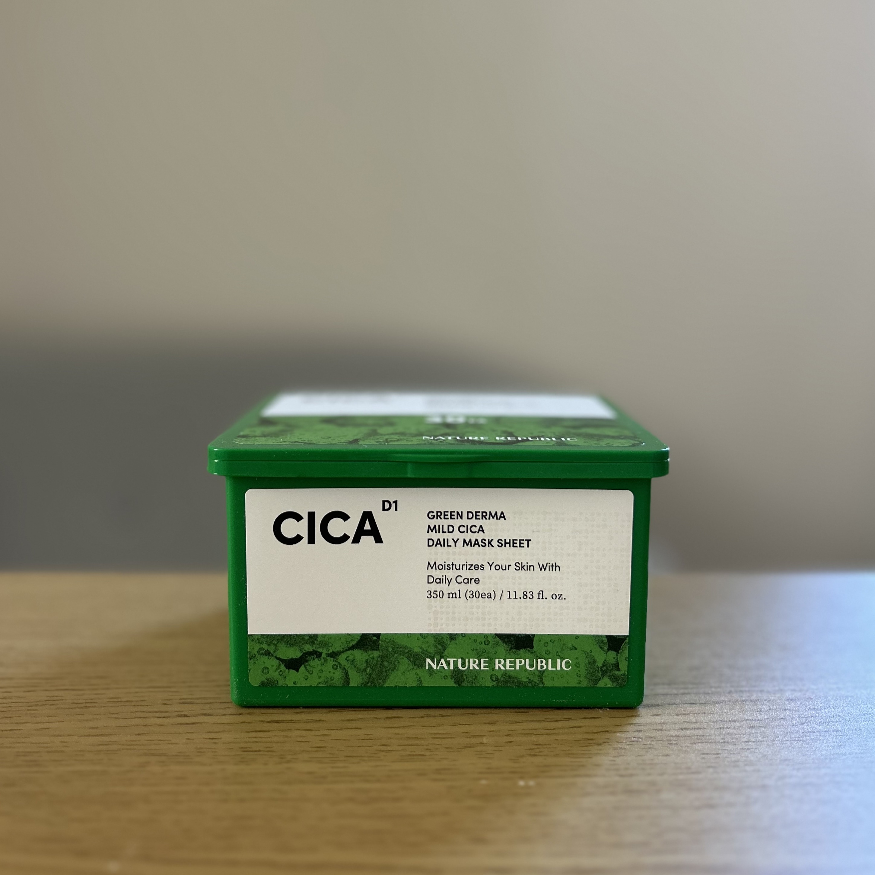 グリーンダーマCICA デイリーシートマスク 30枚(350mL)/ネイチャーリパブリック/シートマスク・パックを使ったクチコミ（1枚目）