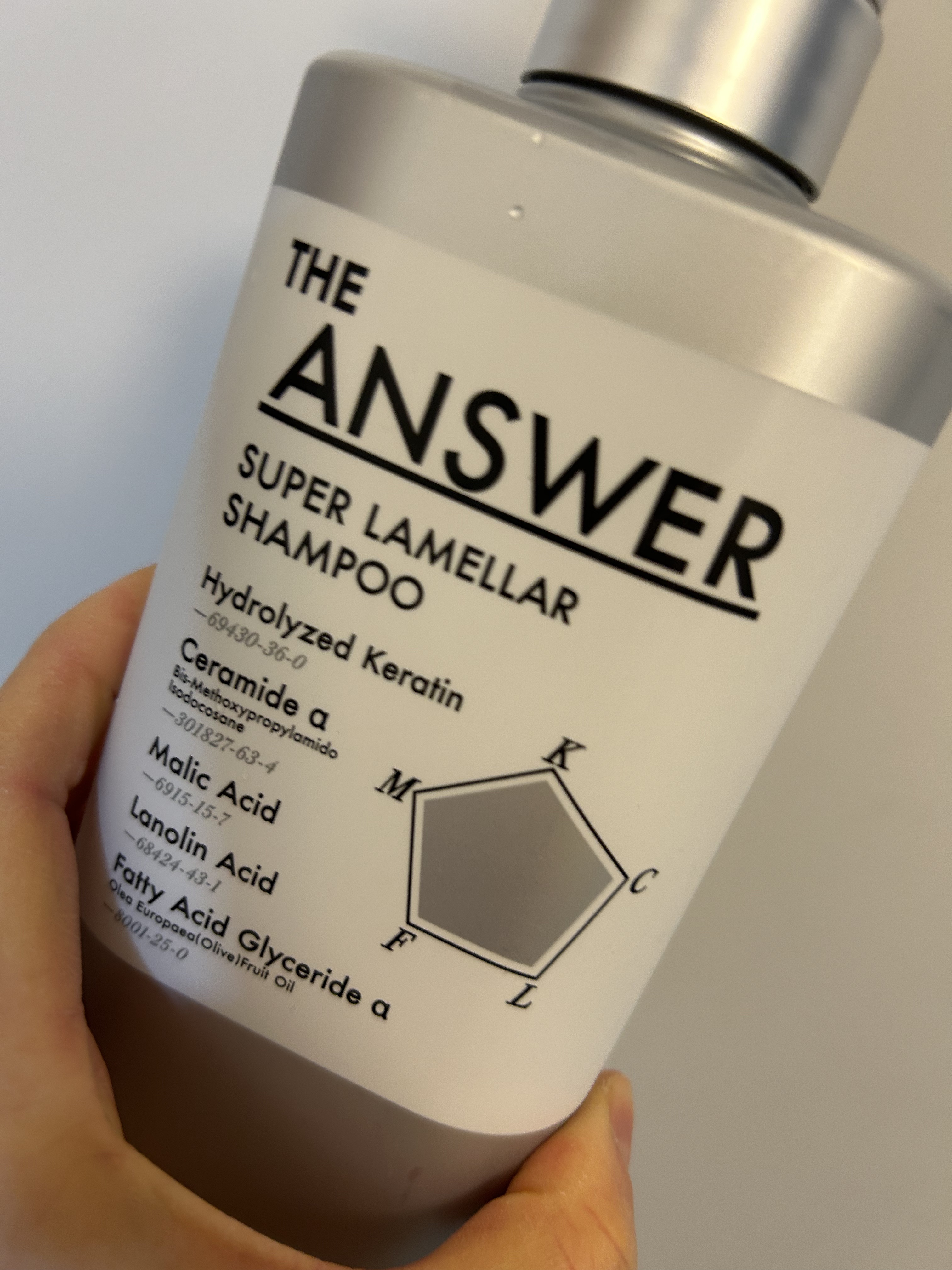 THE ANSWER スーパーラメラシャンプー ポンプ 400ml/THE ANSWER/市販シャンプーを使ったクチコミ（1枚目）