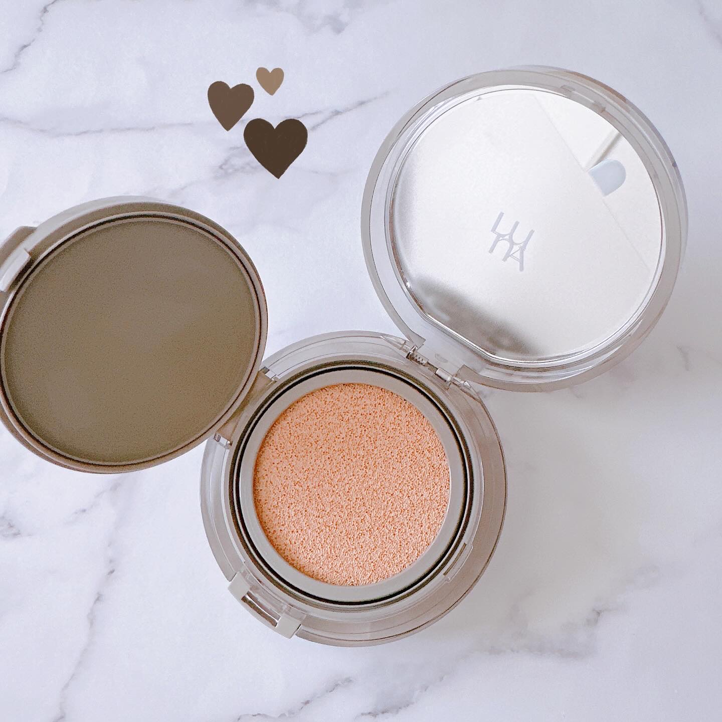 ブラーカバークッション/LUNA/クッションファンデーションを使ったクチコミ（3枚目）