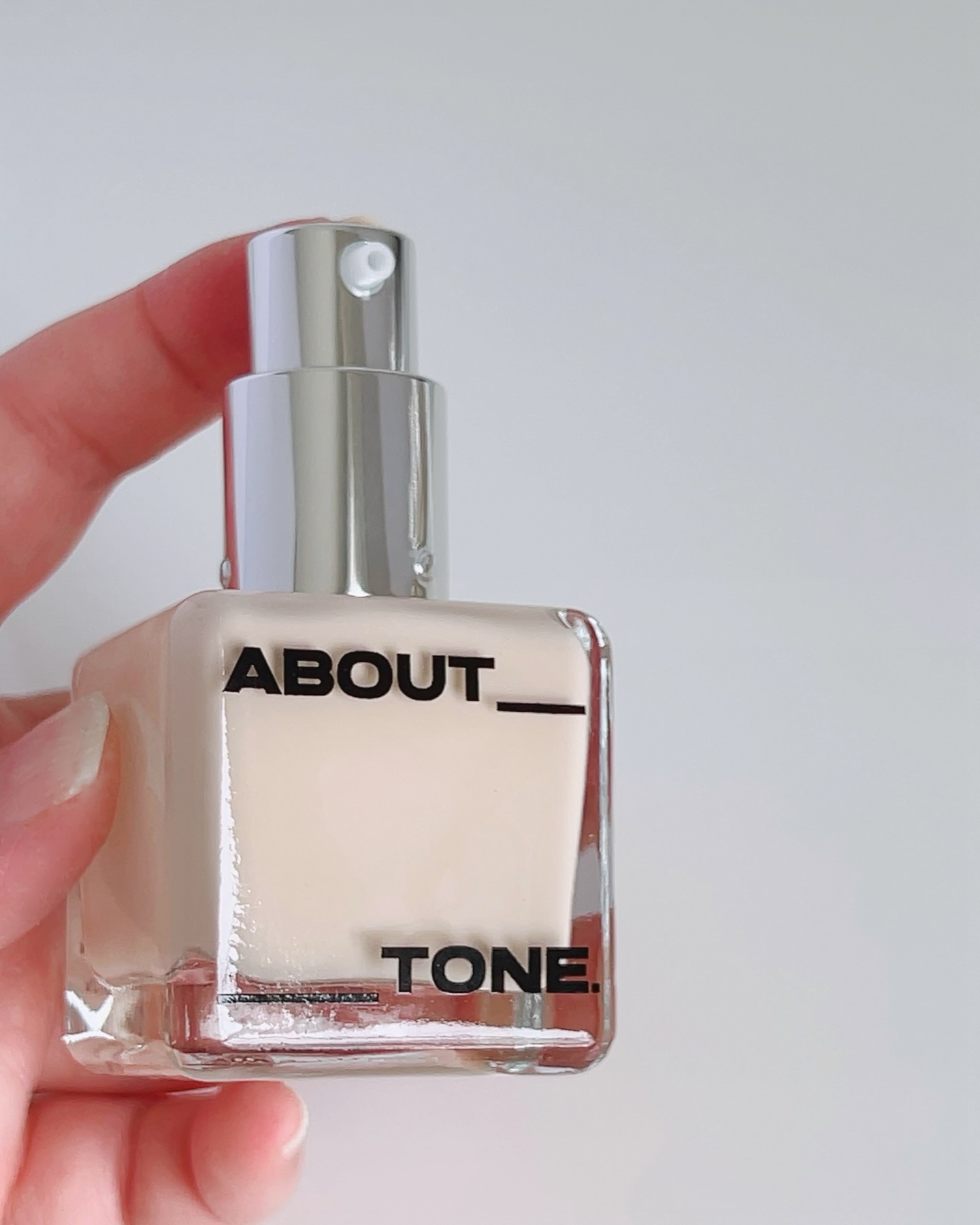 スキンレイヤーフィットファンデーション/ABOUT TONE/リキッドファンデーションを使ったクチコミ（2枚目）