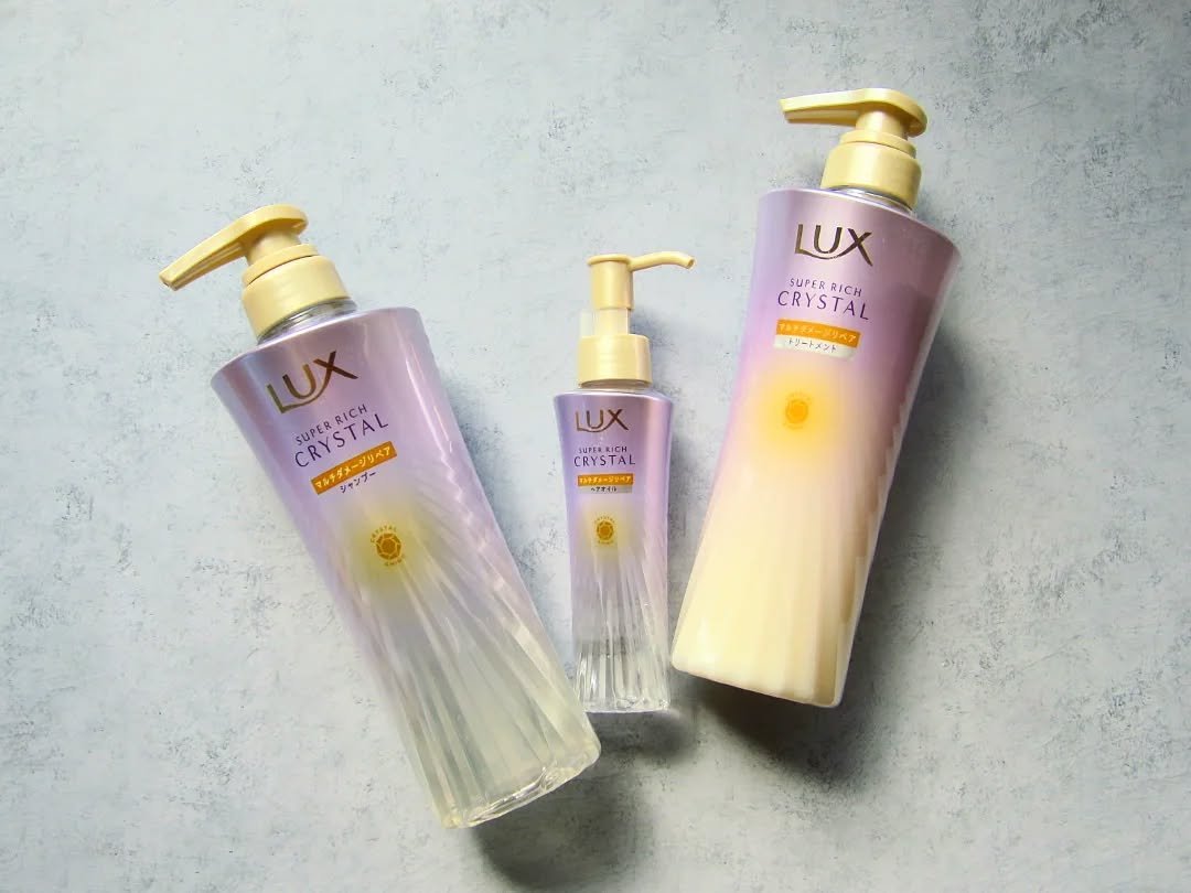 スーパーリッチクリスタル　マルチダメージリペア　シャンプー/トリートメント/LUX/市販シャンプーを使ったクチコミ（1枚目）