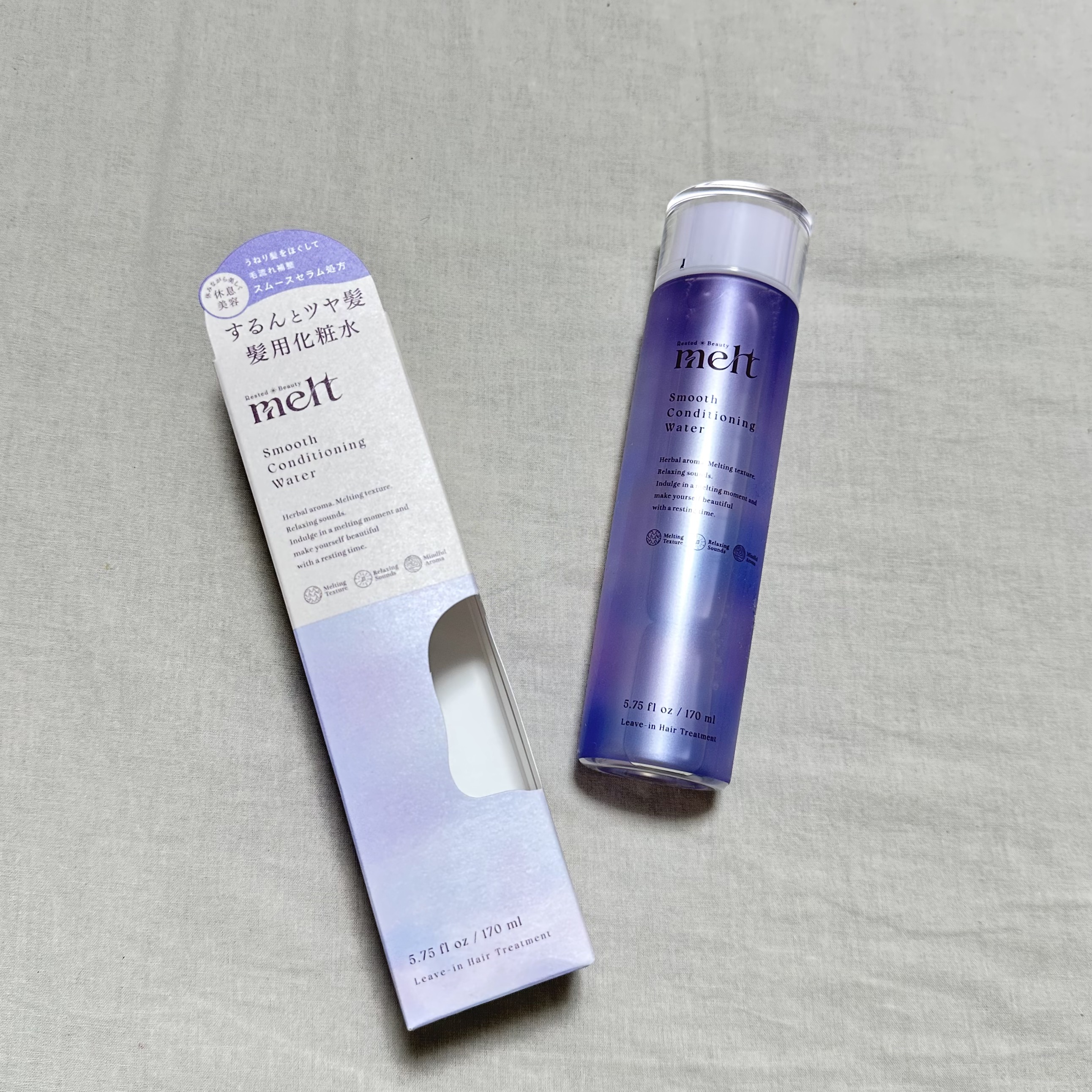 スムース コンディショニング ウォーター/melt/アウトバストリートメントを使ったクチコミ（3枚目）