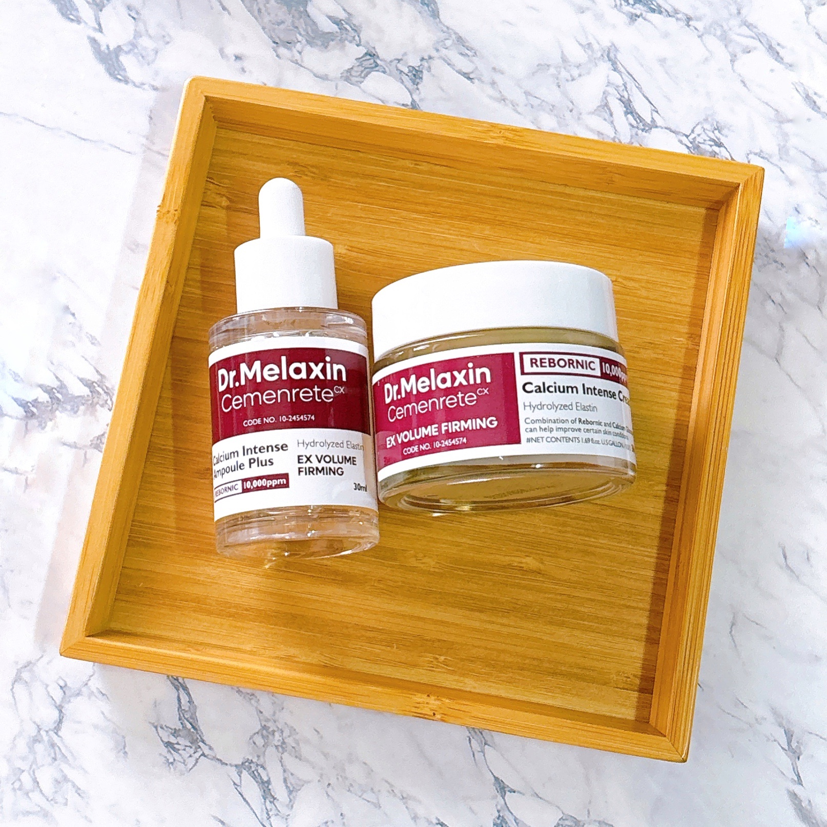 セメンリトカルシウムアンプル+セメンリトカルシウムクリーム/Dr.Melaxin/スキンケアキットを使ったクチコミ（1枚目）