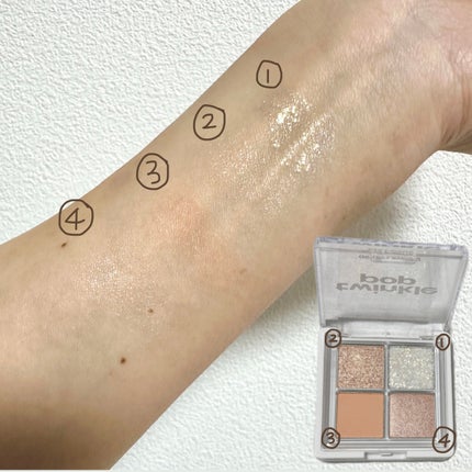 グリッターレイヤリングアイシャドウパレット/TWINKLE POP/アイシャドウパレットを使ったクチコミ(2枚目)