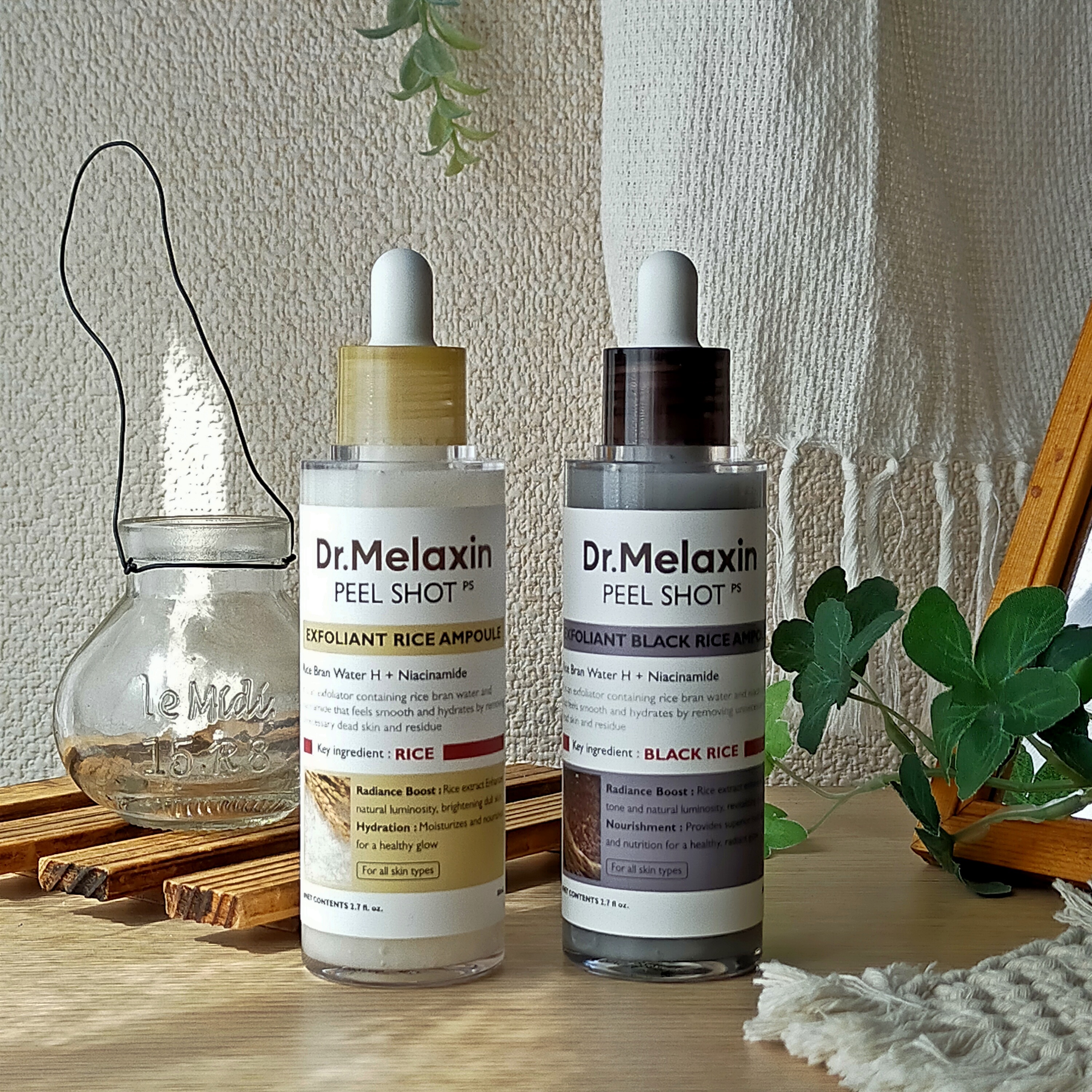 白米ピールショットゴマージュアンプル/Dr.Melaxin/美容液を使ったクチコミ（1枚目）