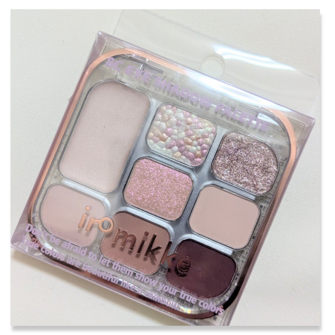 イロミッケ 8色アイシャドウパレット/iromikke/アイシャドウパレットを使ったクチコミ(4枚目)
