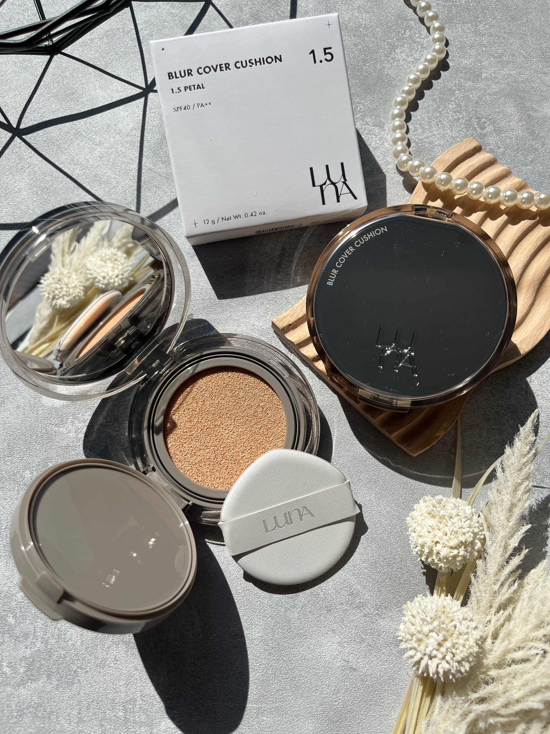 ブラーカバークッション/LUNA/クッションファンデーションを使ったクチコミ（1枚目）