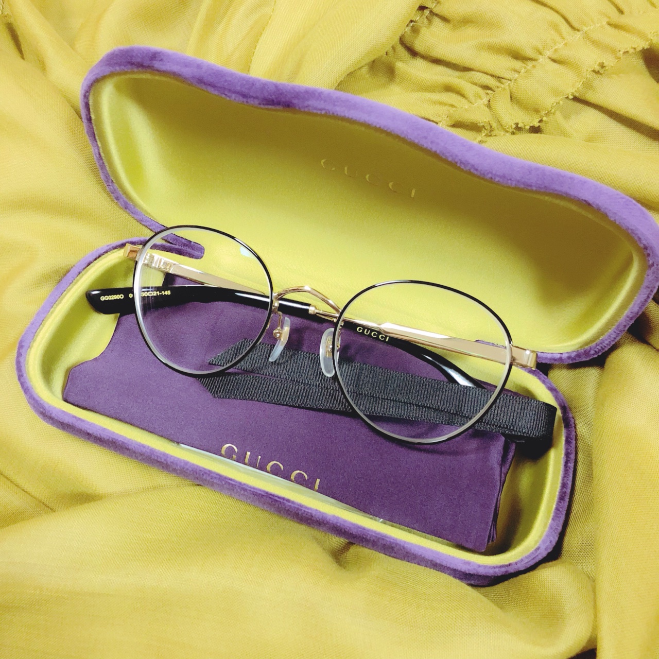 ラウンドメガネ GG0290O/GUCCI beauty/その他を使ったクチコミ（1枚目）