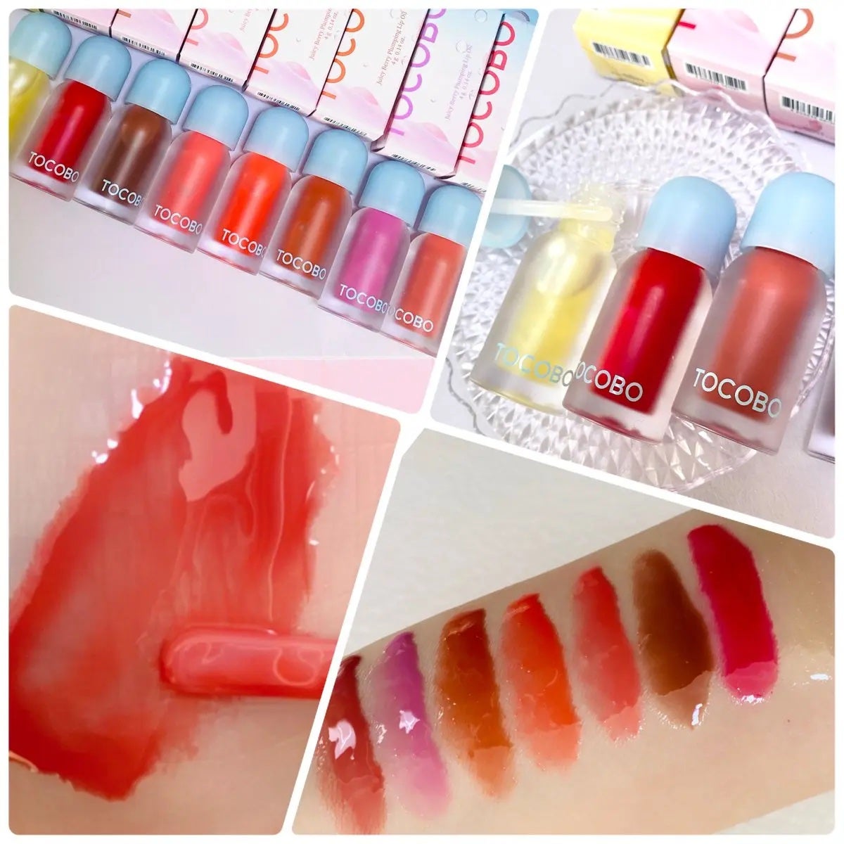 ジューシーベリープランピングリップオイル/TOCOBO/リップグロスを使ったクチコミ(2枚目)